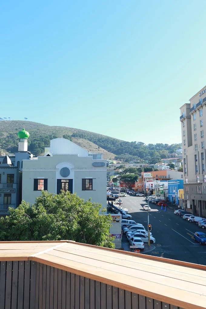 elevate members club balcony city view