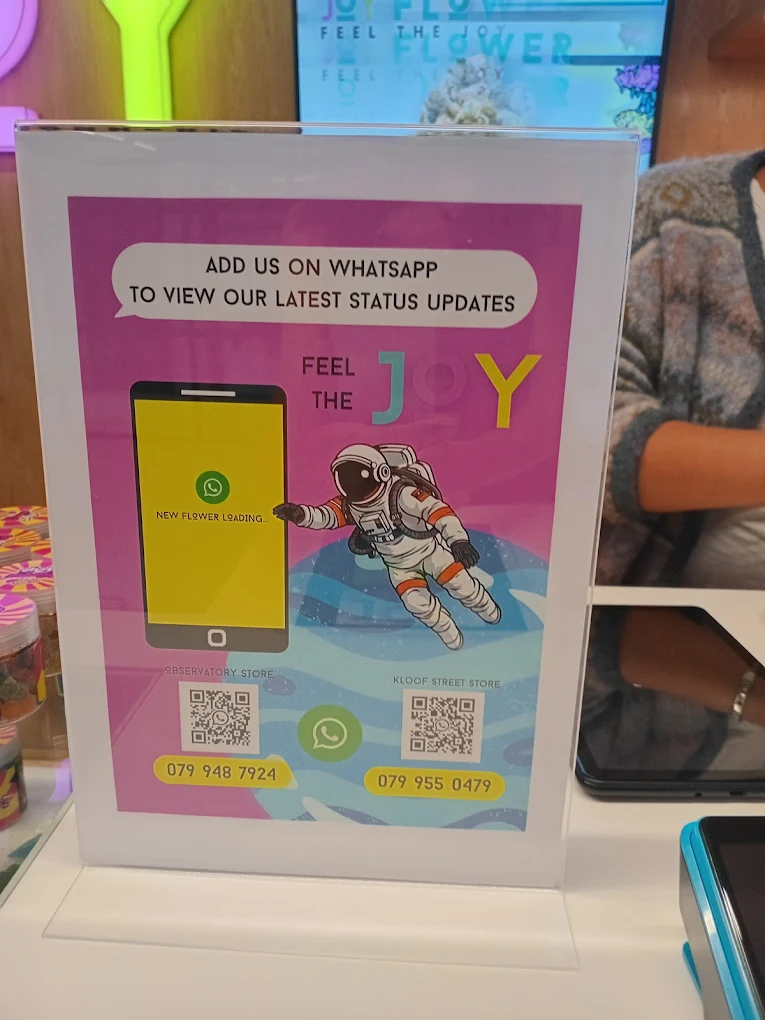 joy kloof street whatsapp qr code