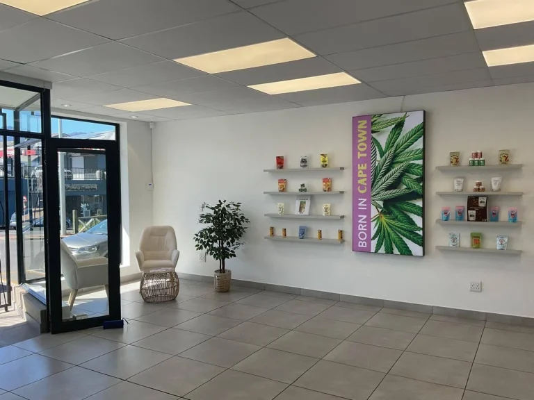 joy medical cannabis strand street interior wall products display 768x576