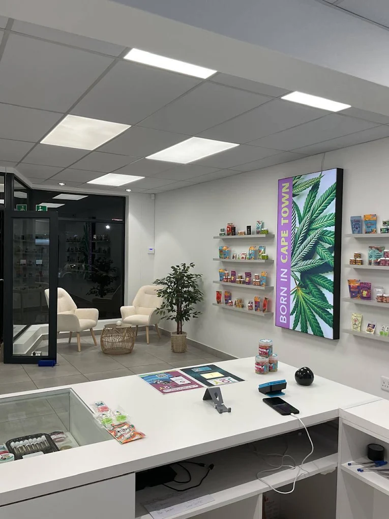 joy medical cannabis strand street shop interior counter