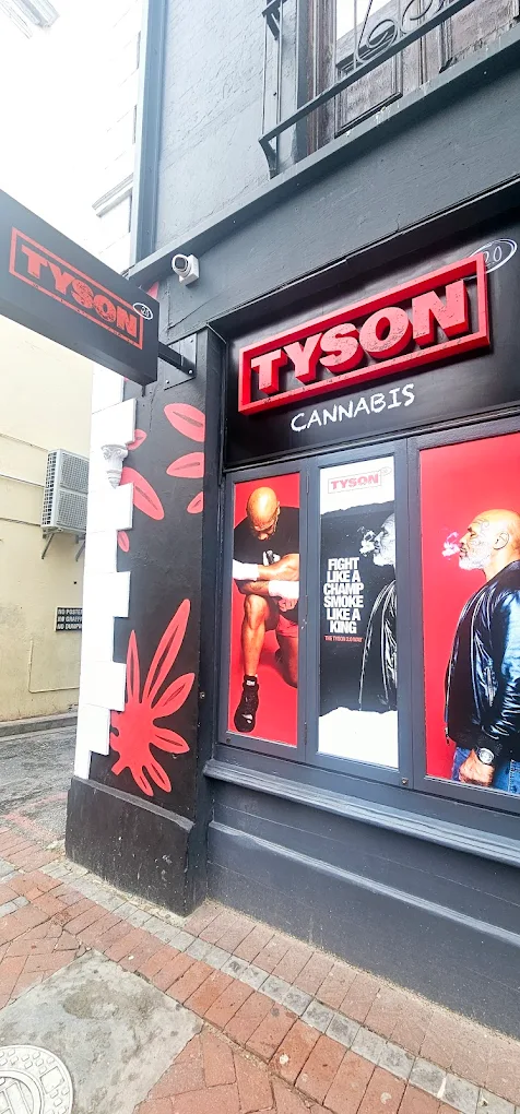 tyson coffee shop exterior mike tyson walls